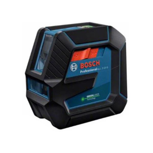 Linjalaser Bosch GLL 2-15/LB10 vihreä, paristoilla